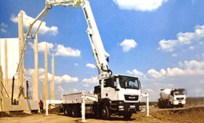 Picture of a concrete pump